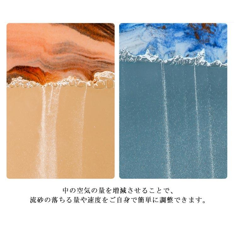 サンドピクチャー 注射器付き 流砂絵 サンドアート 流れる 砂絵時計