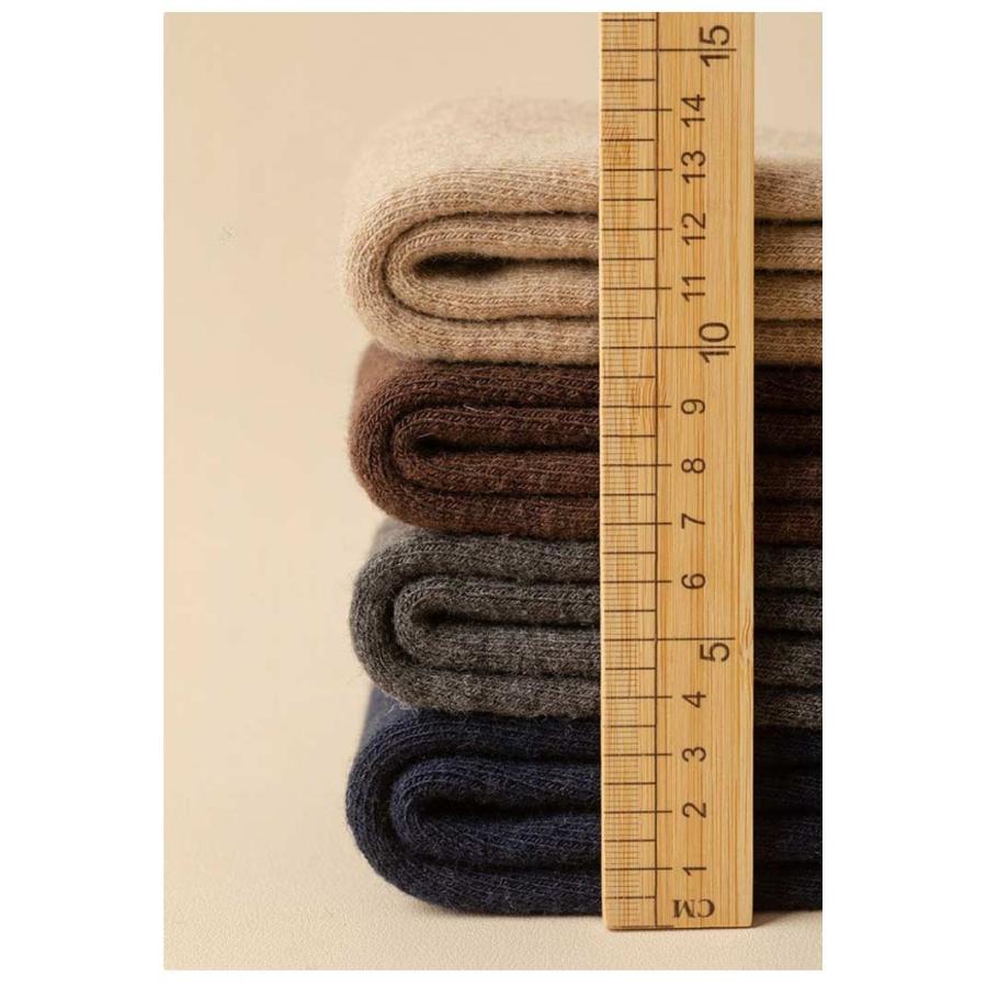 厚手 裏起毛 保温 オーバーニーソックス 通勤 ビジネス 冬用 送料無料