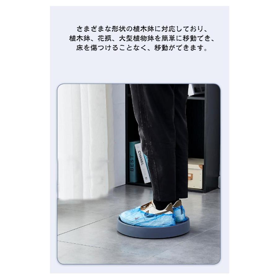 隠し 植木 キャスター付き 貯水 置く台 排水トレイ フラワースタンド