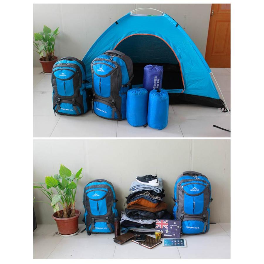 65L レディース 登山 防水 バッグ 大容量 通学 登山リュック 撥水 75L 