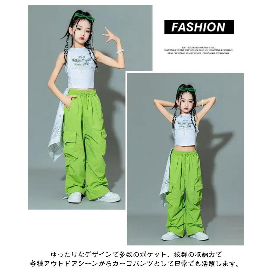キッズ ロングパンツ ヒップホップ 子供服 カーゴパンツ 子ども