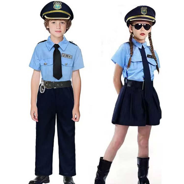 ポリス 子供 ハロウィン 警察官 コスプレ 衣装 コスチューム 男の子