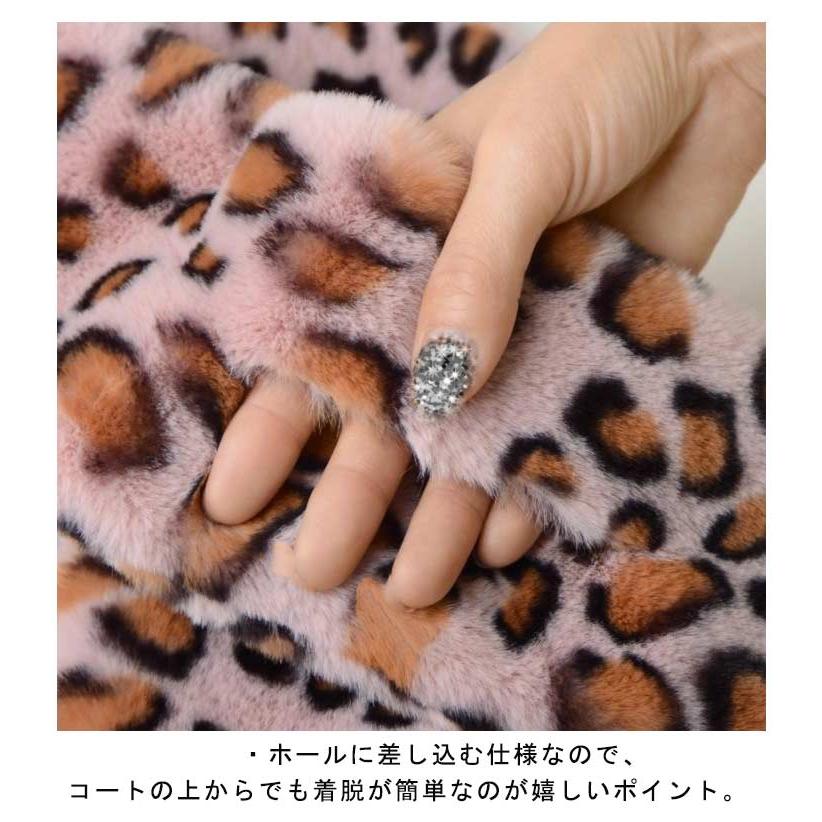 レディース スヌード ティペット マフラー フェイクファー エコファー