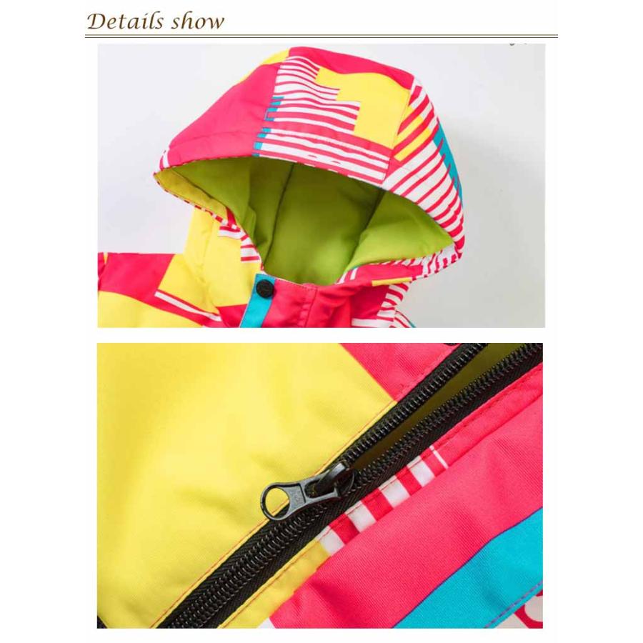 防寒 スノーボード 子供服 キッズ マウンテンパーカー スキーウェア