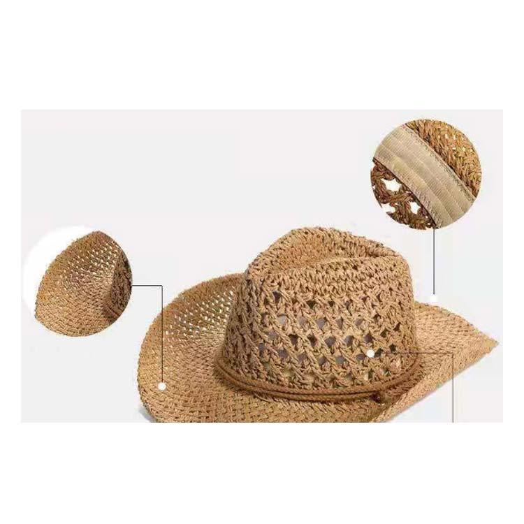 麦わら帽子 メンズ UVカット 帽子 男性用 テンガロンハット カウボーイ