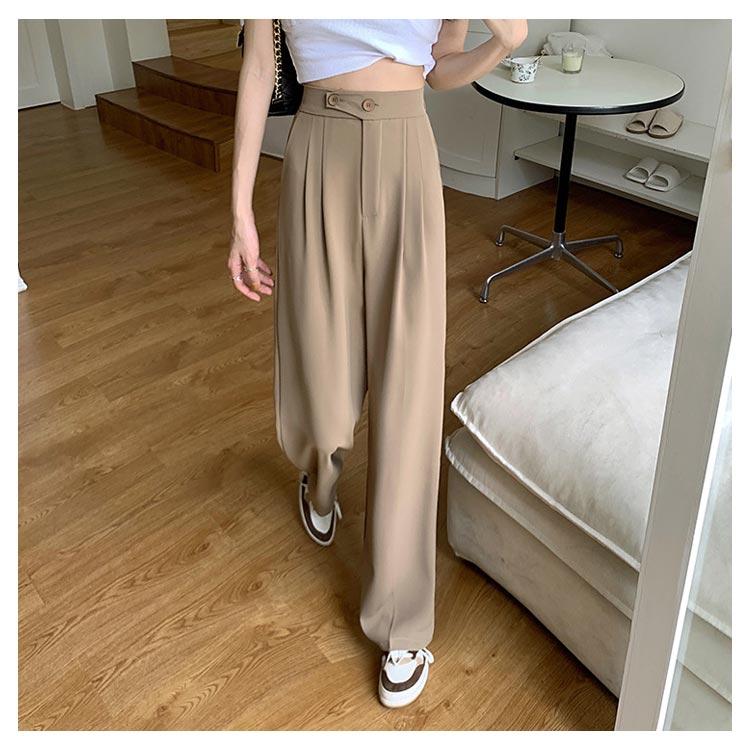 アイスシルクパンツ ストレートパンツ 接触冷感 ワイドパンツ