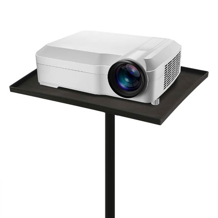 プロジェクター台 プロジェクタースタンド 三脚式 天板付き 角度無段階