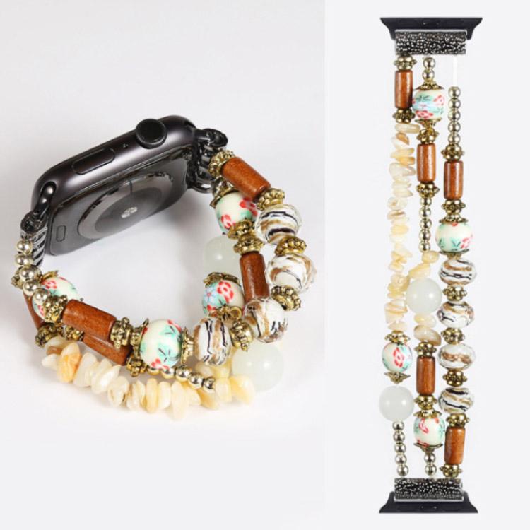 アップルウォッチ バンド ビーズ ブレスレット アップルウォッチ ベルト Apple watch ベルト レディース メンズ series 8 7 6 |  | 04