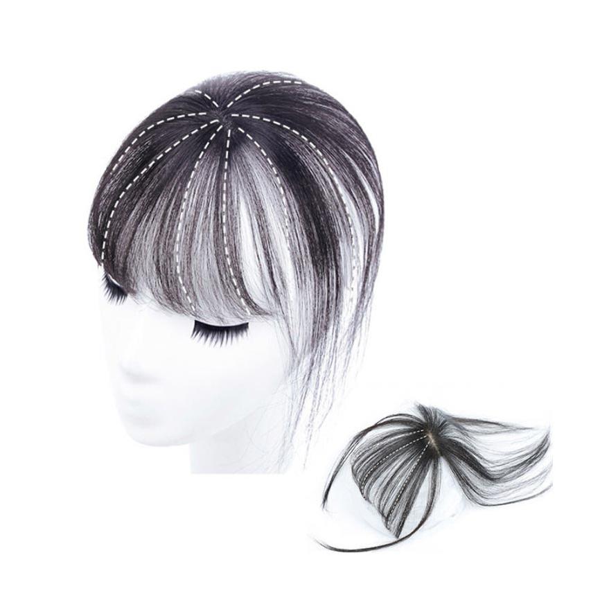 ポイントウィッグ 3D構造 前髪ウィッグ つむじ付き ヘアピース 自然