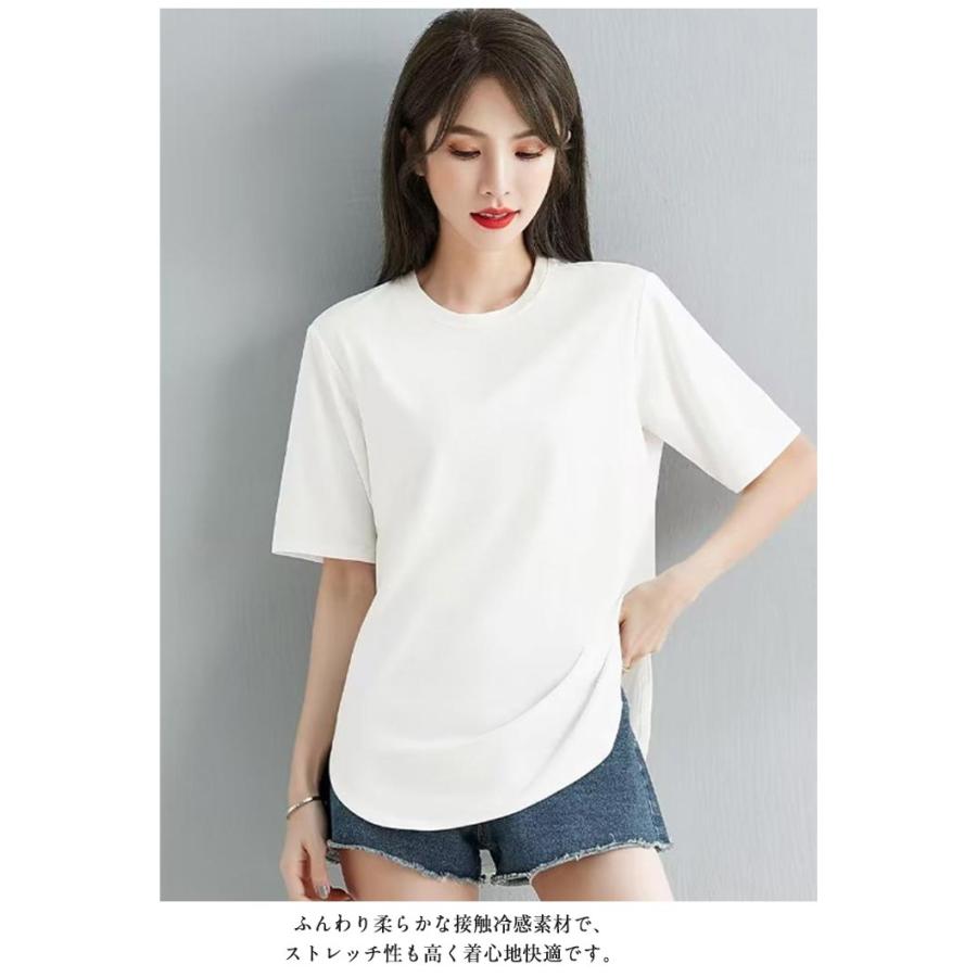 汗染み防止加工接触冷感半袖Tシャツ main image 0