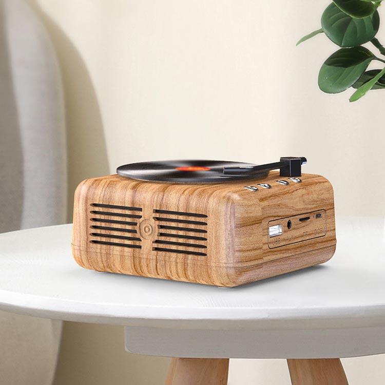 スピーカー レコード風 Bluetooth おしゃれ 持ち運び スマホ USB PC