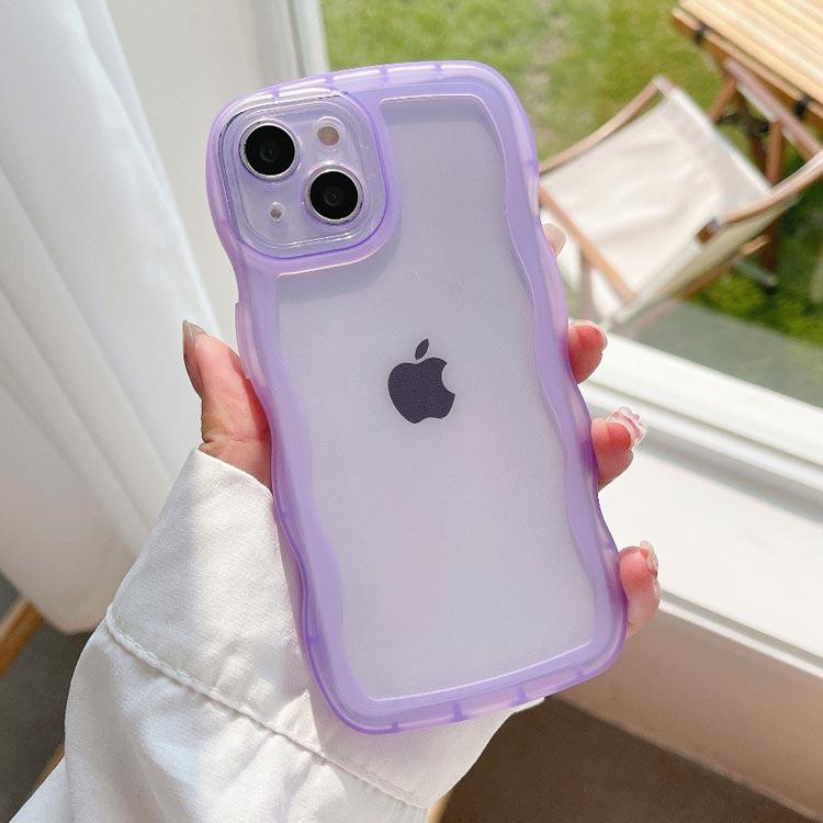 耐衝撃 全5色 2個セット クリア シリコン 落下防止 透明 カバー