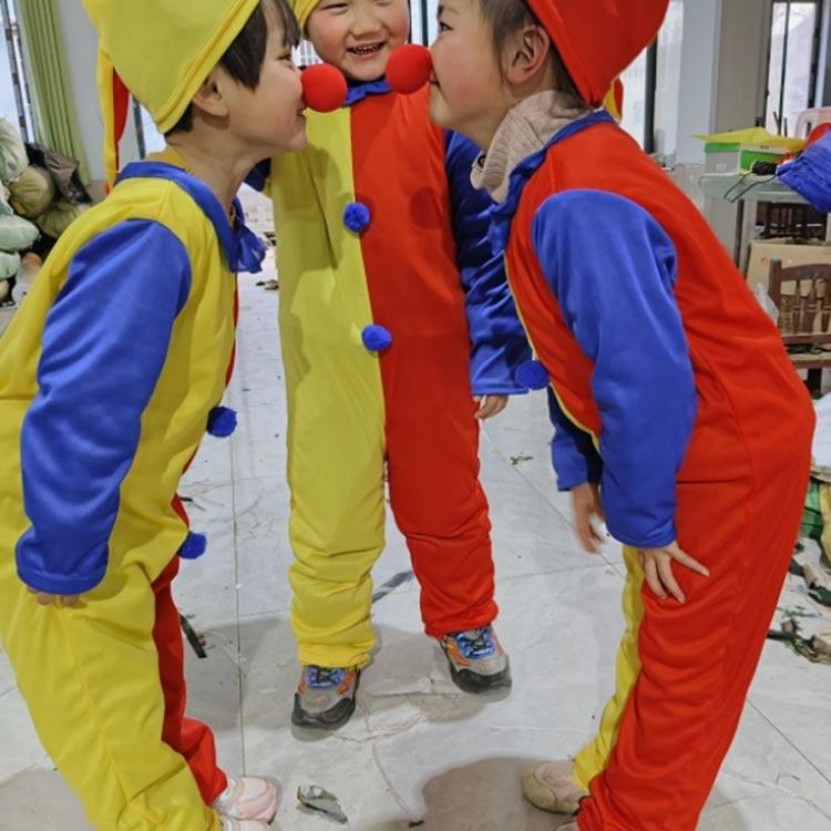 ピエロ服 ピエロ ハロウィン 親子 着ぐるみ 大人 男の子