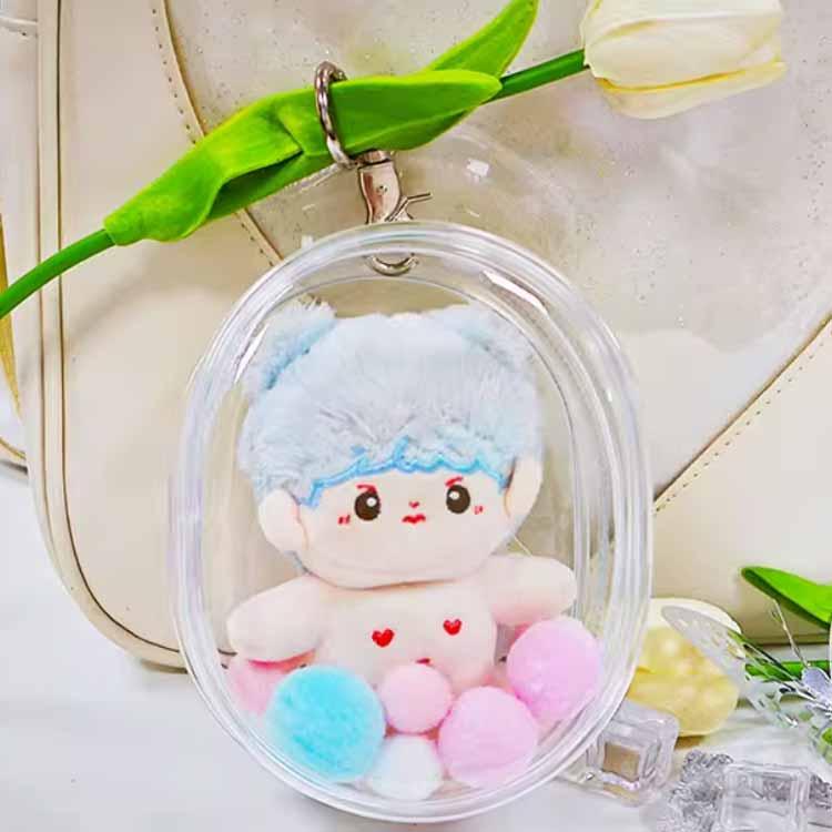 ぬいぐるみ 透明 人形 推し活グッズ クリアポーチ 持ち運び 推し ぬい