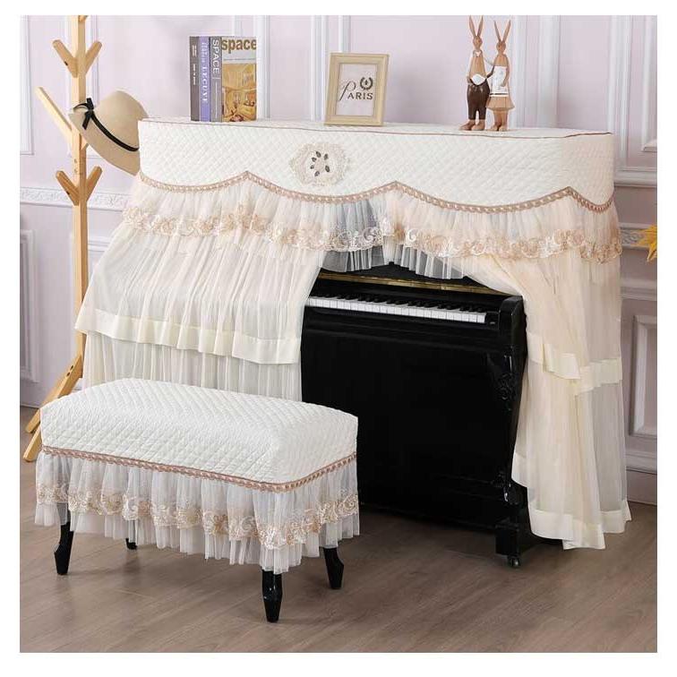 ピアノカバー 椅子カバー 2点セット フルカバー レース 刺繍 アップライトピアノカバー ピアノベンチカバー オールカバー レース フリル 電子ピアノ |  | 11