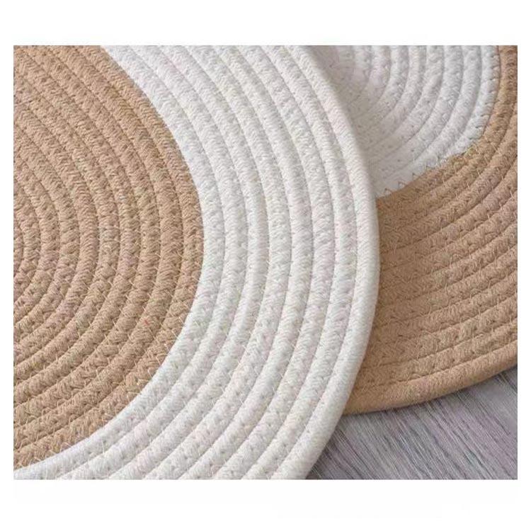 玄関マット ラグマット 楕円型 マット 68ｘ45cm おしゃれ 編み 室内 ドアマット 泥落としマット カーペット 西海岸風 インテリア シンプル |  | 18