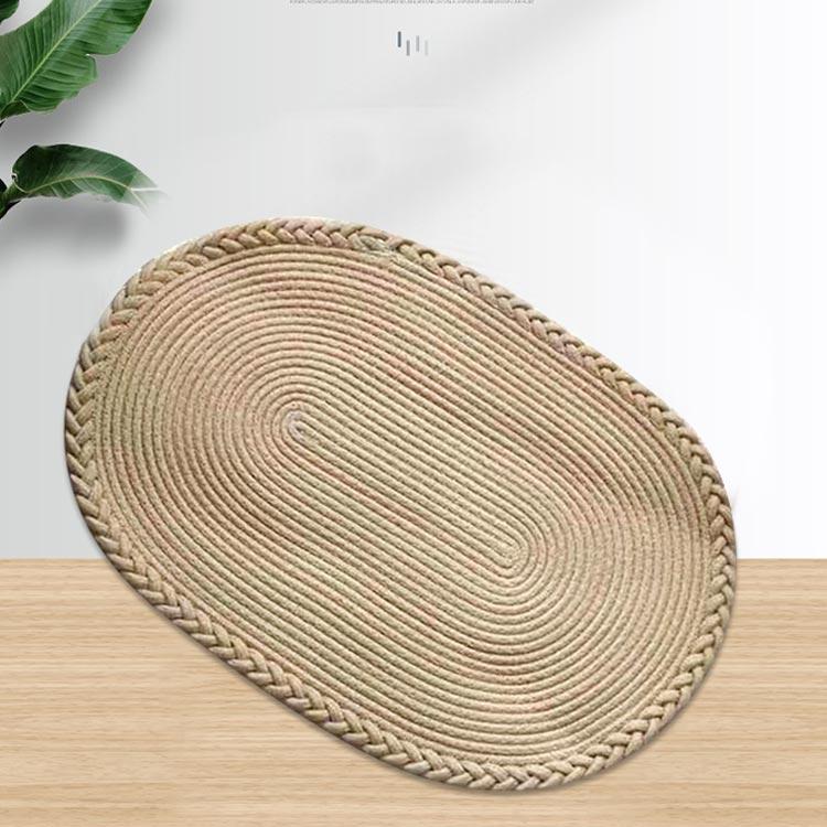 玄関マット ラグマット 楕円形 ドアマット 編みこみ カーペット ラグ 室内 屋内 泥落とし マット 玄関 マット 速乾 丸洗い 足ふきマット 家庭用 |  | 01