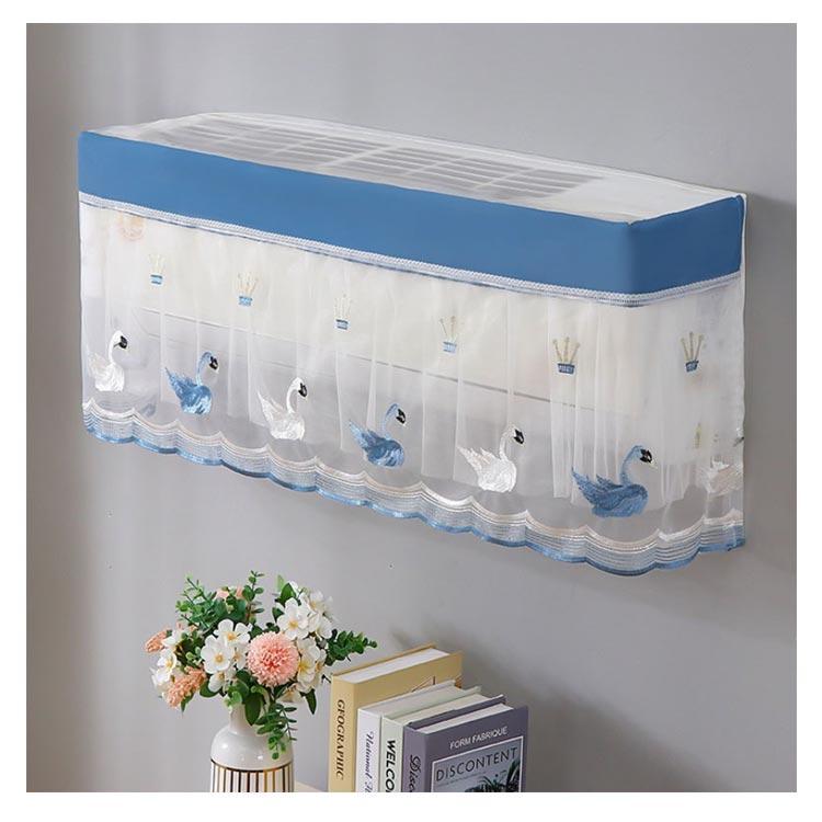 エアコンカバー 室内機カバー つけたまま運転OK 2枚セット 直撃風 風除け エアコンカバー 風よけカバー 結露防止 クーラーカバー レース 洗える |  | 11