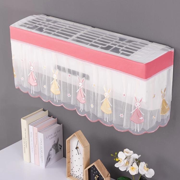 エアコンカバー 室内機カバー つけたまま運転OK 2枚セット 直撃風 風除け エアコンカバー 風よけカバー 結露防止 クーラーカバー レース 洗える |  | 03