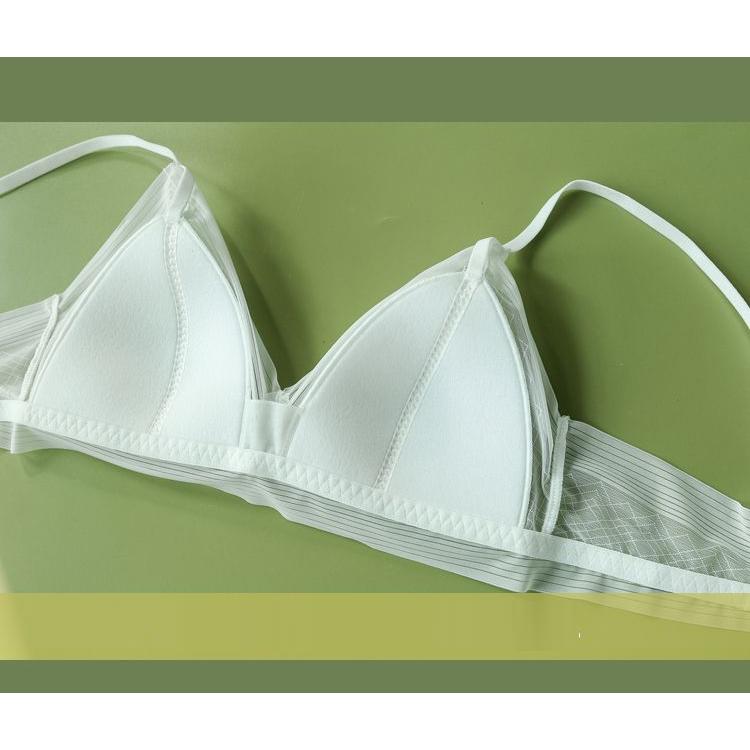 シルク100％カップ ブラ ノンワイヤーブラセット ブラジャー ショーツ