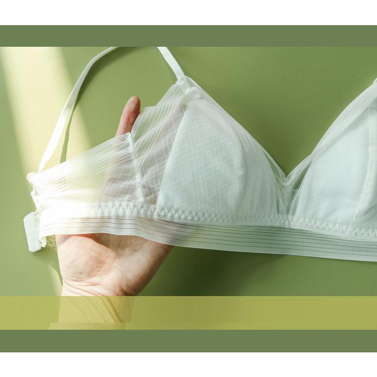 シルク100％カップ ブラ ノンワイヤーブラセット ブラジャー ショーツ