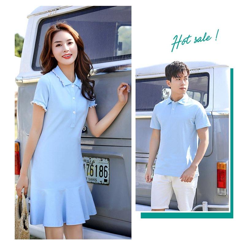 送料無料 親子 ペアルック ポロシャツ ワンピース 襟付き 半袖 リンクコーデ 親子ペア カップル 家族 お揃い tシャツ ママ パパ キッズ おそろ |  | 12