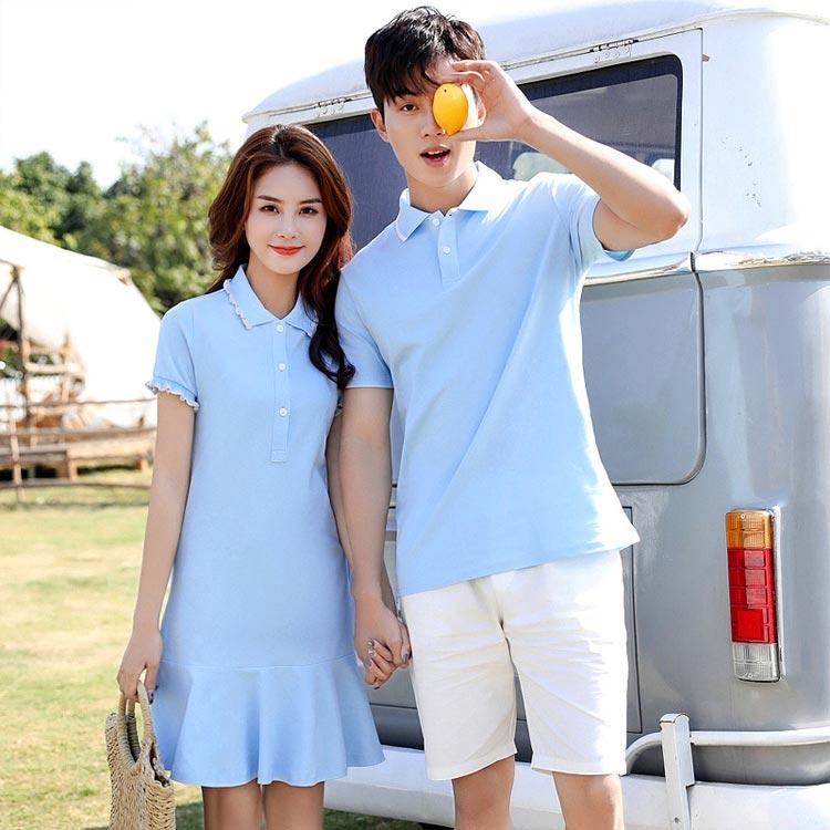 送料無料 親子 ペアルック ポロシャツ ワンピース 襟付き 半袖 リンクコーデ 親子ペア カップル 家族 お揃い tシャツ ママ パパ キッズ おそろ |  | 03