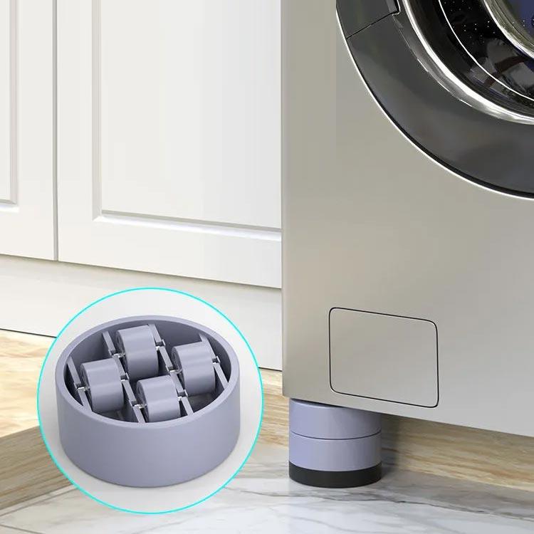 洗濯機台 洗濯機 かさあげ 置き台 防振 ズレ防止 防振パッド 防振ゴム 2タイプ キャスター付き 固定 重ねて使用可能 振動軽減 高さ調整 かさあげ |  | 04