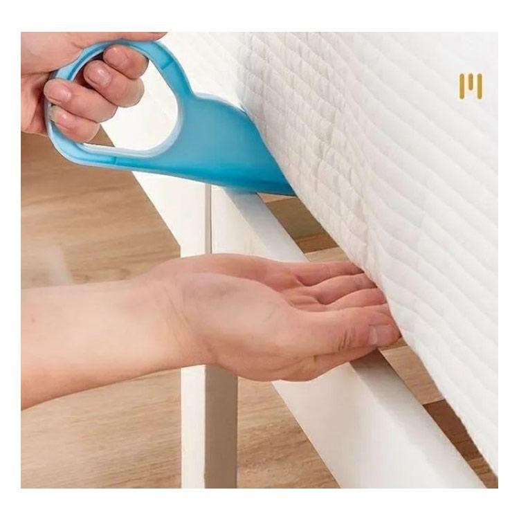 マットレスを上げる ベッドシーツ交換用 ボックスシーツ シーツ マットレスカバー 布団固定用 マットレス カバー シーツ ベッド シーツ 交換 気楽 |  | 09