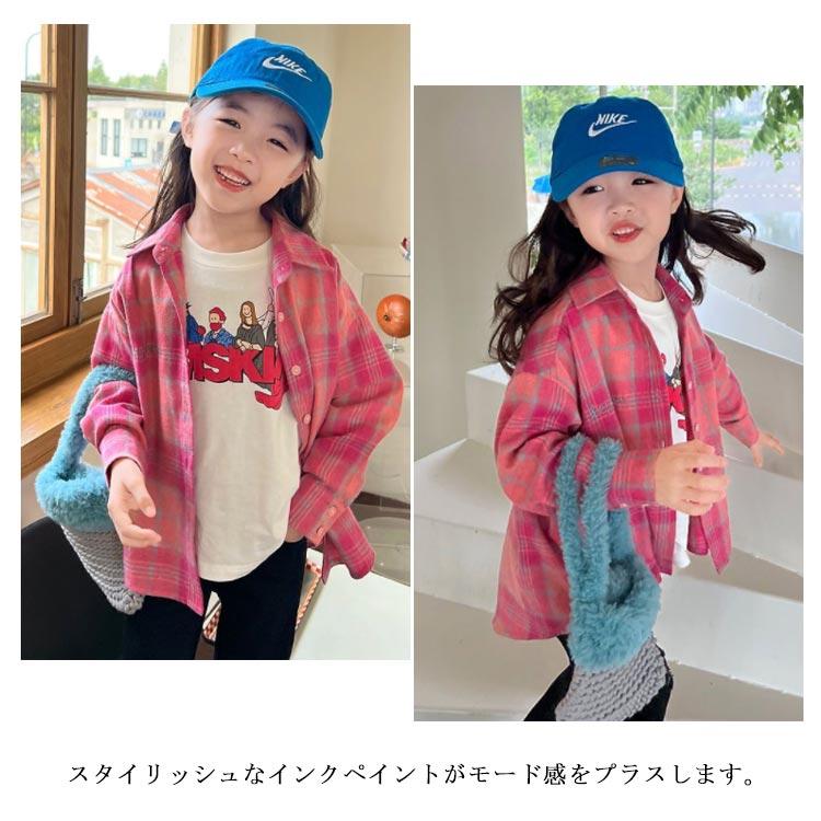 送料無料 チェックネルシャツ キッズ 子供 子供シャツ 長袖シャツ チェックシャツ トップス 子供服 長袖 チェック柄 ジュニア 女の子 フランネルシ |  | 07