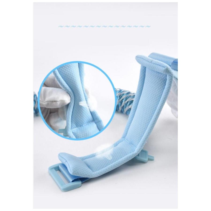 送料無料 迷子防止ひも リストバンド 迷子防止リング 迷子紐 ハンドベルト 子ども ハーネス 迷子対策 ロープ 手つなぎ補助帯 伸縮 長さ調整 150 |  | 15