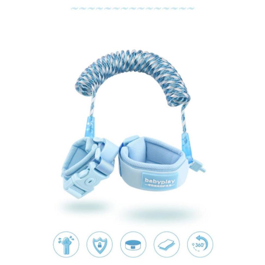 送料無料 迷子防止ひも リストバンド 迷子防止リング 迷子紐 ハンドベルト 子ども ハーネス 迷子対策 ロープ 手つなぎ補助帯 伸縮 長さ調整 150 |  | 08