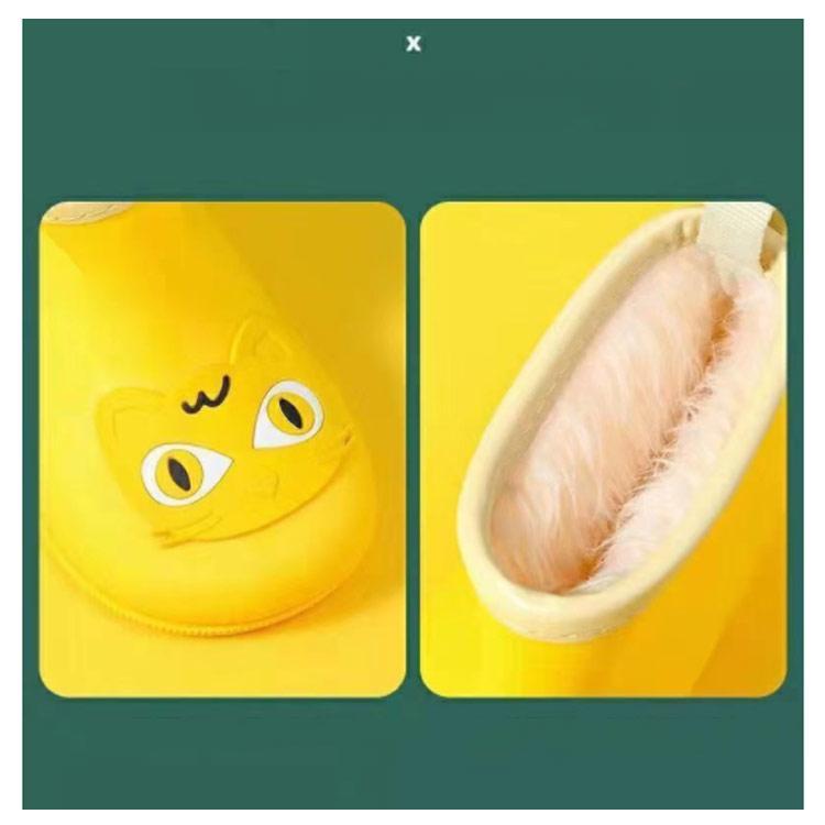 レインブーツ キッズ レインシューズ 雨靴 子供靴 長靴 ながぐつ ねこ アニマル 動物 猫 男の子 女の子 アウトドア キャンプ ショート丈 裏毛 |  | 13