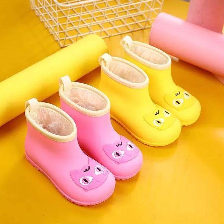 レインブーツ キッズ レインシューズ 雨靴 子供靴 長靴 ながぐつ ねこ アニマル 動物 猫 男の子 女の子 アウトドア キャンプ ショート丈 裏毛 |  | 04