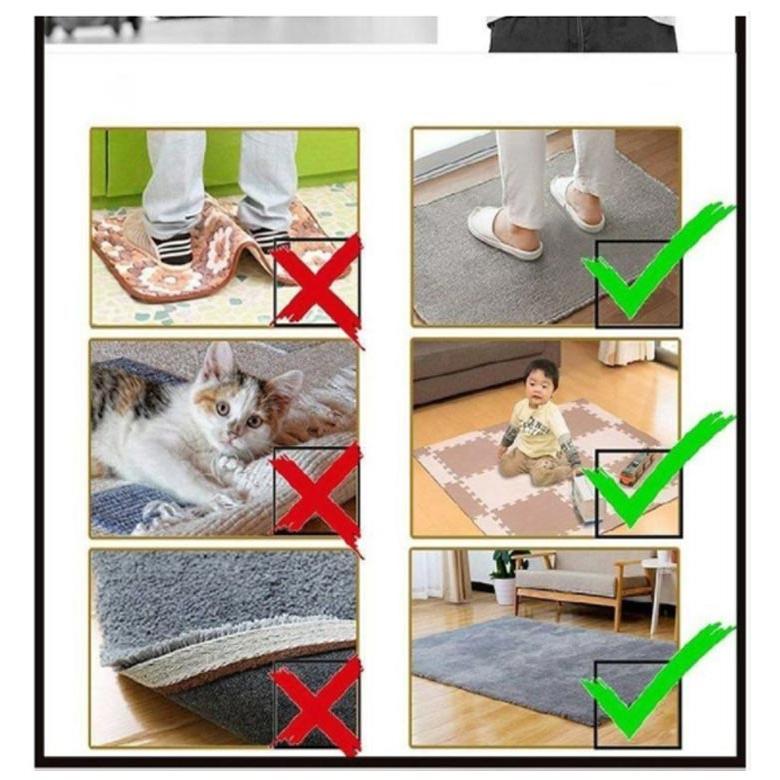 【送料無料】4枚セット スベリ止め カーペット マット 絨毯 ラグ すべり止めシート 三角シート パッド テープ 転倒防止 ズレない 滑り防止 固定用 |  | 10