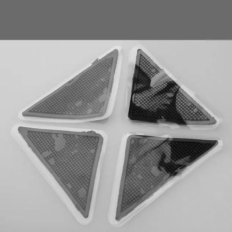 【送料無料】4枚セット スベリ止め カーペット マット 絨毯 ラグ すべり止めシート 三角シート パッド テープ 転倒防止 ズレない 滑り防止 固定用 |  | 01