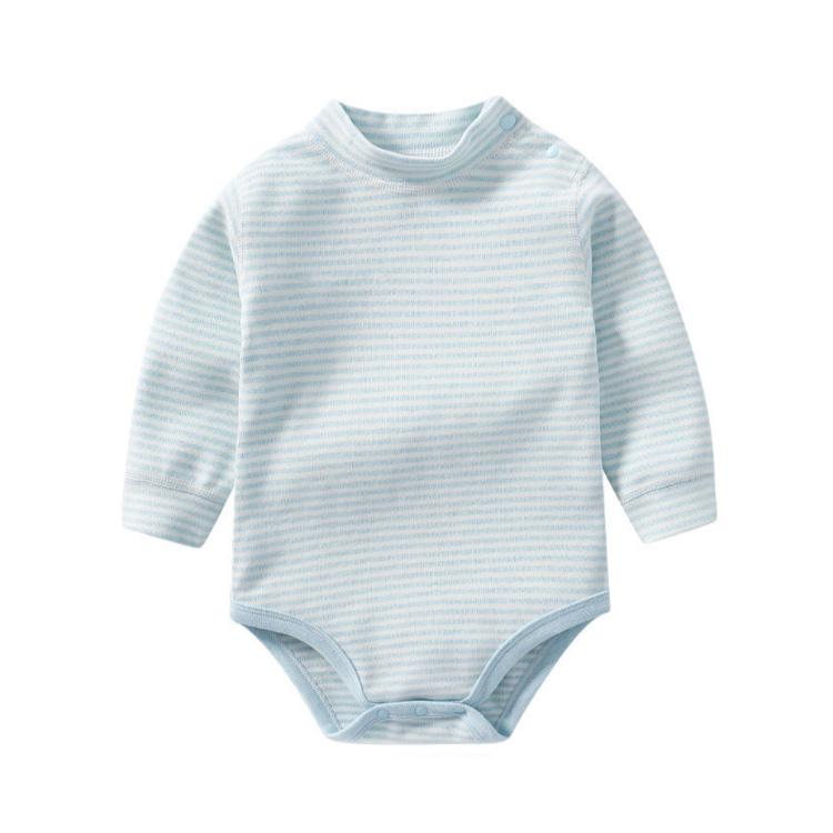 送料無料 長袖 ロンパース ハイネック ボディTシャツ ボディスーツ
