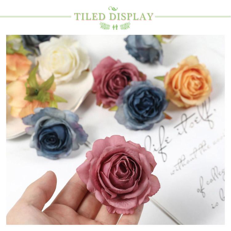 【送料無料】造花 フラワーパーツ ローズ 枯れない薔薇 手作り 結婚式 パーティー 造花 バラ 花のみ 5センチ 10個 壁飾り シルクフラワー アー |  | 10