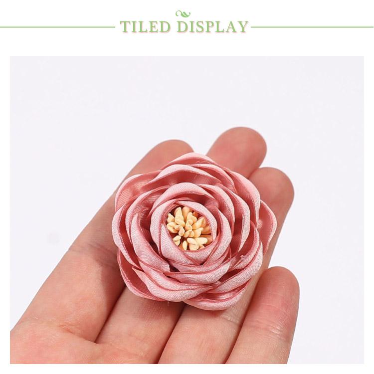 【送料無料】シルクフラワー アーティフィシャルフラワー 造花 布製 3.5cm ミニ フラワーパーツ 10個セット カラフル フラワーモチーフ バラ |  | 08