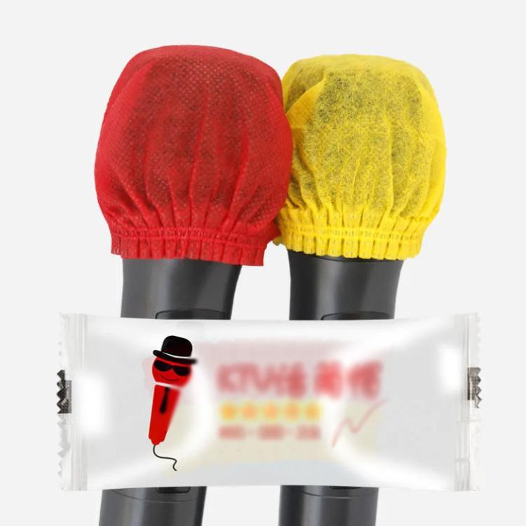 【送料無料】マイクカバー 使い捨て マイク カバー カラオケ 不織布 100個セット マイクロフォン カバー 雑音防止 衛生的 使い捨て 抗菌 飛沫防 |  | 01