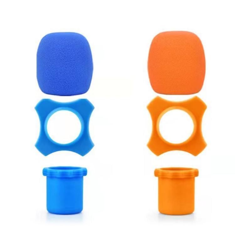 【送料無料】マイクカバー マイクスポンジ 滑り止めカバー 3点セット マイク風防 カラオケ 雑音防止 落下防止 マイクカバー カラオケマイク マイクガ |  | 04