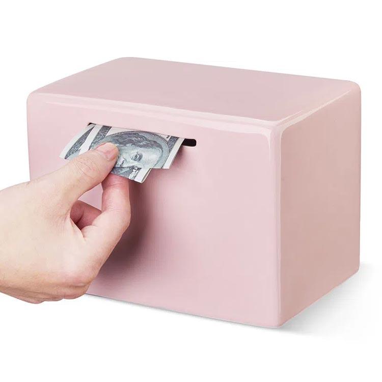 お札 折らずに入る 貯金箱 1000枚たまる 開かない お札用 陶器製 お札 折らずに入る 貯金箱 1000枚たまる 開かない お札用 陶器製