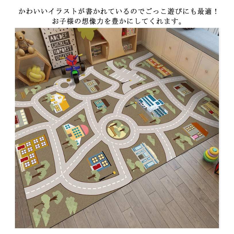 ミニカー 道路 線路 プレイシート プレイマット 道路シート おうち時間