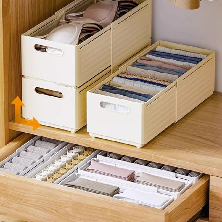 整理箱　タンス　引き出し 伸縮＆スライド キッチン収納ケース シンクボックス 収納ボックス