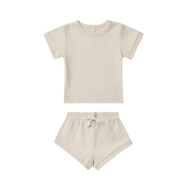 ベビー服 セットアップ 上下セット 半袖Tシャツ 短パン リブ Tシャツ ショートパンツ スポーティ ウェストゴム 男の子 女の子 薄手 保育園 幼稚 |  | 12