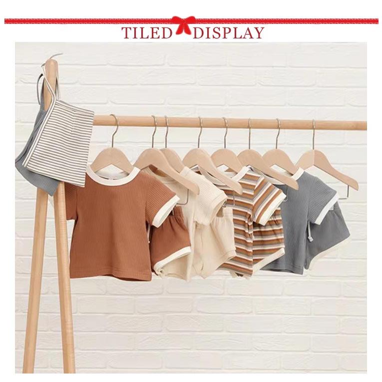 ベビー服 セットアップ 上下セット 半袖Tシャツ 短パン リブ Tシャツ ショートパンツ スポーティ ウェストゴム 男の子 女の子 薄手 保育園 幼稚 |  | 09
