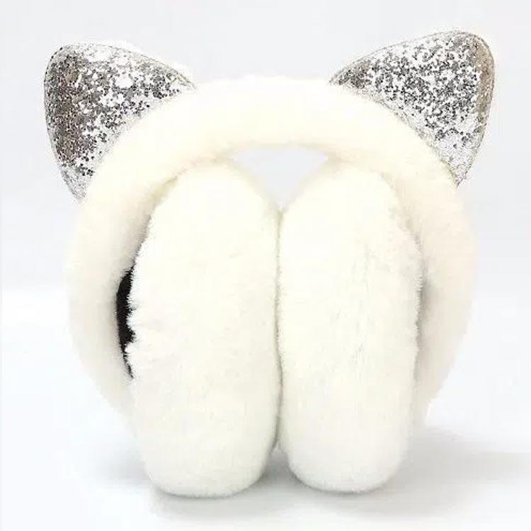 イヤーマフ 耳付き 女の子 キッズ 耳あて スパンコール 子供用イヤーマフ 寒さ対策 防寒 ボア ジュニア 小学生 幼稚園 アウトドア 通学 通園 冬 |  | 03