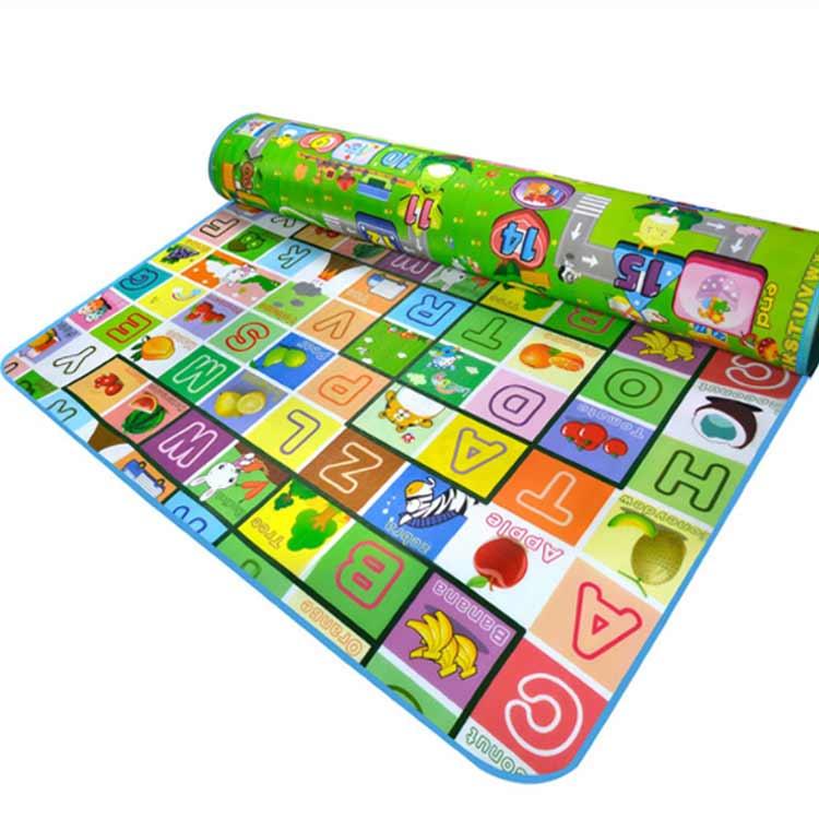 ベビープレイマット フロアマット リバーシブル 大判 200×180×0.5cm