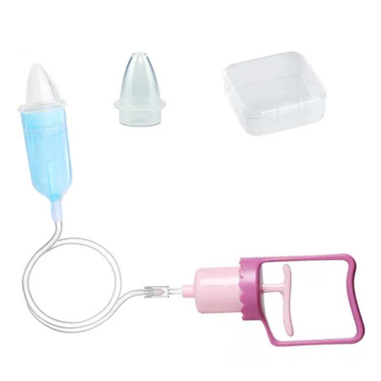 鼻水吸引器 手動 3点セット 収納ケース付き 鼻水吸引 逆流防止パーツ 鼻水吸引機 鼻吸い機 鼻吸い器 鼻吸い 幼児 乳児 乳幼児 鼻みず取り器 鼻吸 |  | 01