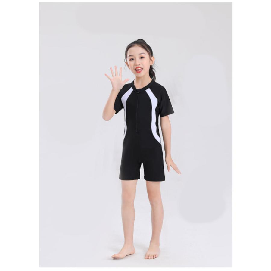 スクール水着 女の子 キッズ 水着 ワンピース セパレート オールインワン 女子 ガールズ ストレッチ 伸縮 速乾 スイムウェア 女児 幼稚園 小学生 |  | 10